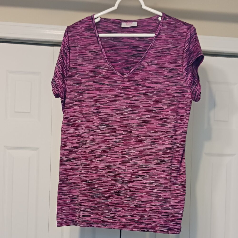 #275 3/$18 - Zone Pro Black/Pink Short Sleeve Top Size XL